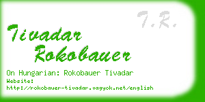 tivadar rokobauer business card